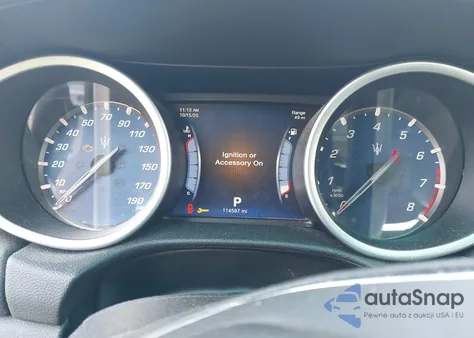 2015 Maserati Ghibli z USA, uszkodzony, nr VIN ZAM57XSA7F1133708